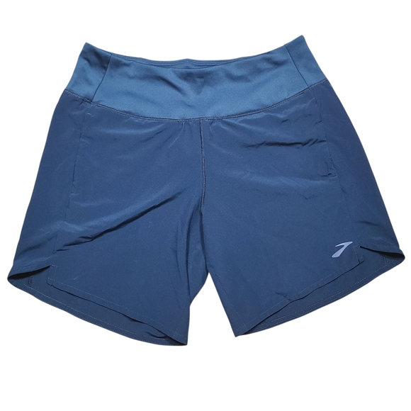 Brooks Chaser 7” Running Shorts Navy Blue Women’s Size Small Activewear - Picture 1 of 9